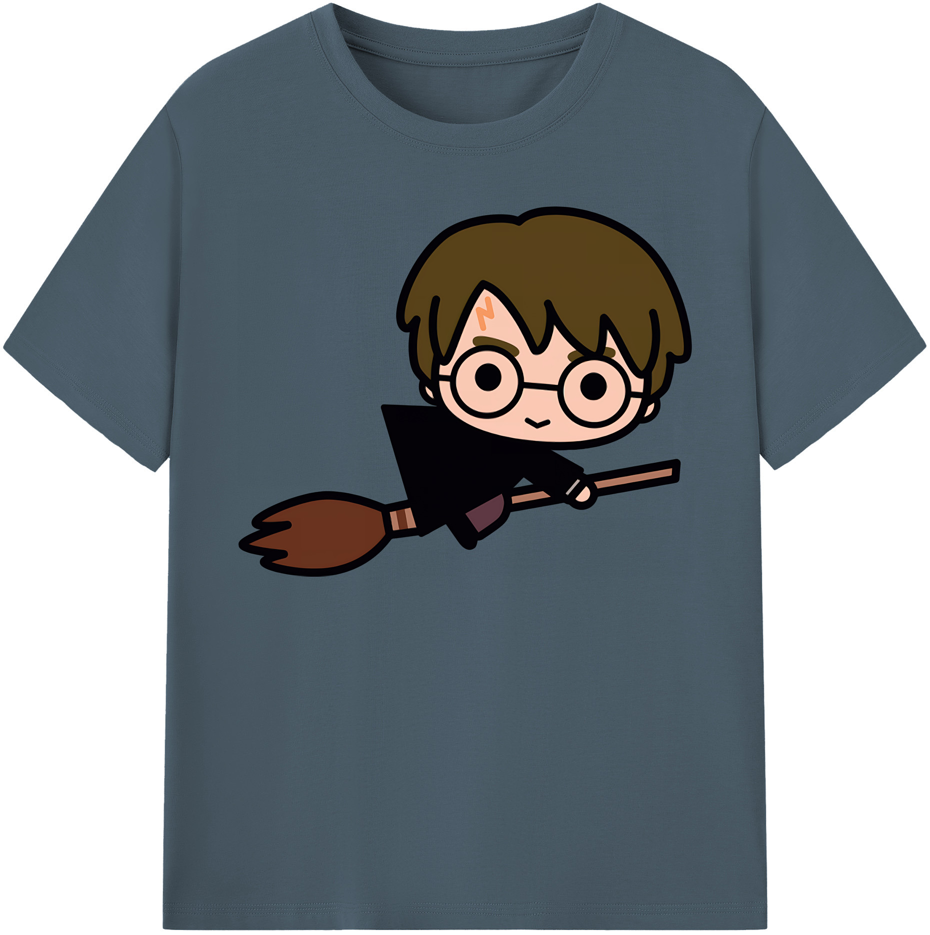 （画像用） Harry Potter ハリー・ポッターシリーズ 綿100％半袖Tシャツ（フロントプリント）